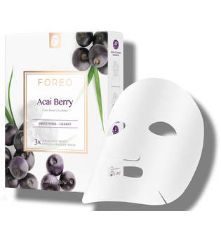 FOREO Skincare Acai Berry Sheet Mask Farm To Face Collection Tuchmasken Tuchmaske 3.0 pieces