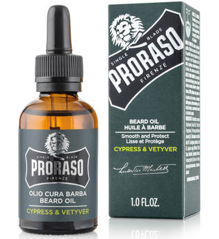 PRORASO Bartöl »Cypress & Vetyver«, zähmt lange Bärte