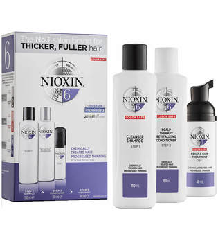 NIOXIN 3-part System Kit 6 for Chemically Treated Hair with Progressed Thinning