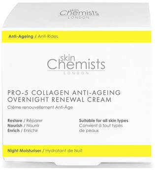 skinChemists London Pro-5 Collagen Anti-Ageing Overnight Renewal Cream 50 ml
