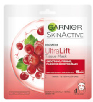 Garnier Ultralift Anti-Ageing Hydrating Sheet Masks Pack x 4