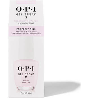 OPI Nail Care Gel Break 2 Sheer Color Properly Pink 15 ml Nagelhärter
