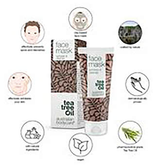 Reine Haut mit 100% natürlichem Teebaumöl: Australian Bodycare Face Mask