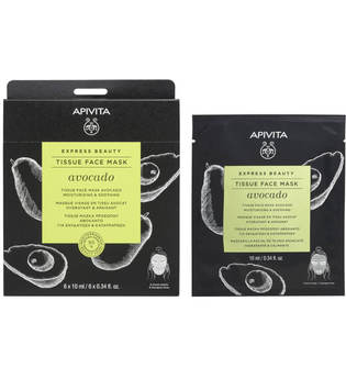 APIVITA Express Beauty Tissue Face Mask Moisturizing and Soothing with Avocado 10ml