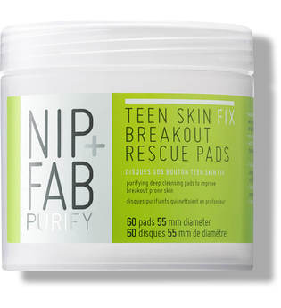 Nip+Fab Gesichtspflege Purify Teen Skin Fix Breakout Rescue Pads 60 Stk.