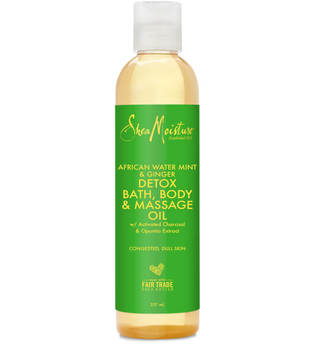 Shea Moisture African Water Mint & Ginger Detox Bath, Body & Massage Oil 237 ml