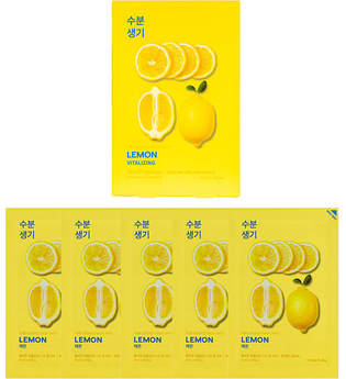 Holika Holika Pure Essence Mask Sheet (5 Masks) 155ml (Various Options) - Lemon