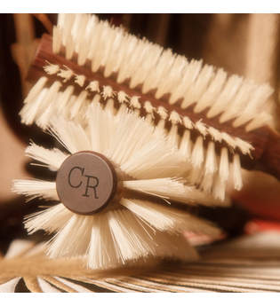 Christophe Robin - Pre-curved Blowdry Boar Bristle Hairbrush – 12 Reihen – Rundbürste - Braun - one size