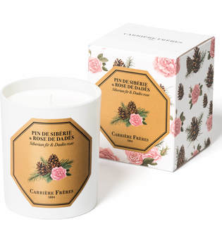 Carrière Frères Scented Candle Siberian fir & Dades Rose - 185 g