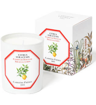 Carrière Frères Scented Candle Siracusa Lemon - Citrus Syracusis - 185 g