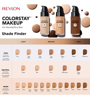 Revlon Colorstay Make-Up Foundation für normale-trockene Haut (Verschiedene Farbtöne) - Caramel