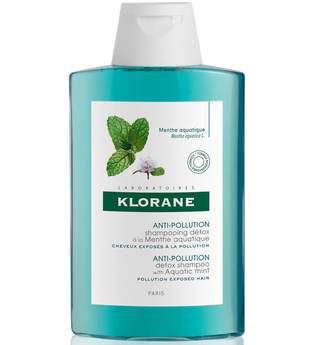 KLORANE Detox Shampoo with Organic Aquatic Mint for Pollution-Exposed Hair 200ml