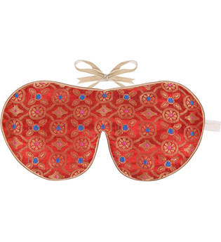 Holistic Silk Eye Mask Slipper Gift Set - Tibetan Orange (verschiedene Größen) - S