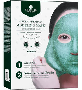 SHANGPREE Green Premium Modeling Mask with Bowl and Spatula 50 ml