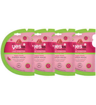 yes to Watermelon Super Fresh Paper Mask - 4 Pack Bundle
