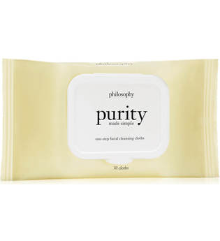 philosophy purity made simple one-step facial cleansing cloths x 30