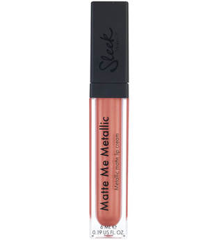 Sleek MakeUP Metallic Matte Me Liquid Lipstick 6 ml (verschiedene Farbtöne) - Electroplated Nude