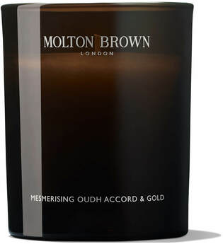 Molton Brown Mesmerising Oudh Accord and Gold Signature Scented Single Wick Candle 190g