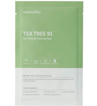 AROMATICA Tea Tree 91 Anti-Blemish Calming Mask (1EA)