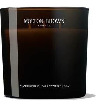 Molton Brown Mesmerising Oudh Accord and Gold Luxury Scented Triple Wick Candle 600g