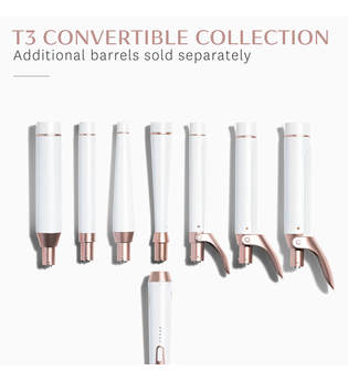 T3 - Convertible Base – Lockenstab-basisgerät Mit Zweipoligem Netzstecker (eu) - Weiß - one size