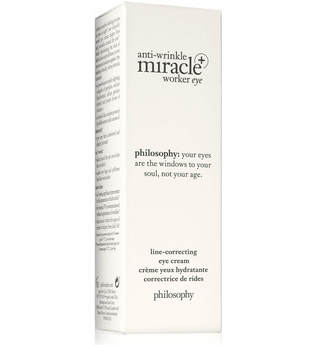 philosophy anti-wrinkle miracle worker+ line-correcting eyecream cream 15ml