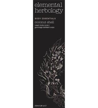 Elemental Herbology Coconut Shell Cream Body Scrub 200ml