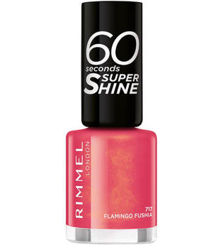 Rimmel 60 Seconds Super-Shine Nail Polish (Various Shades) - Flamingo Fushia