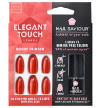 Elegant Touch Nail Saviour - Bright Crimson
