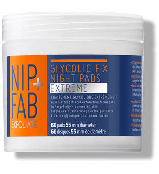 Nip+Fab Gesichtspflege Exfoliate Glycolic Fix Night Pads Extreme 60 Stk.