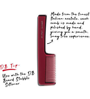 Daimon Barber Beard Comb in Gift Box