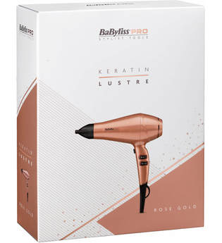 BaByliss PRO Keratin Lustre Hair Dryer - Rose Gold - GB Stecker