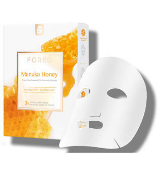 FOREO Gesichtsmaske »Farm To Face Collection Sheet Masks Manuka Honey«, 3-tlg.