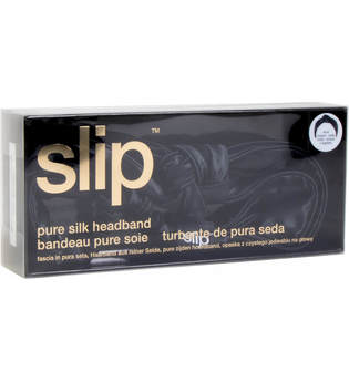 Slip - Haarband Aus Seide Mit Knoten - Schwarz - one size