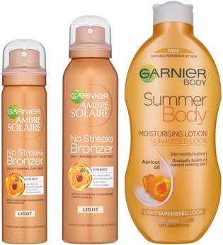 Garnier Ambre Solaire Summer Body and No Streaks Bronzer Self Tan Kit
