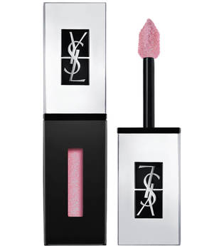 Yves Saint Laurent Make-up Lippen The Holographics Rouge Pur Couture Vernis à Lèvres Nr. 504 Rose Glitch 6 ml