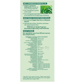 Garnier Organic Lemongrass Daily Moisturiser 50ml