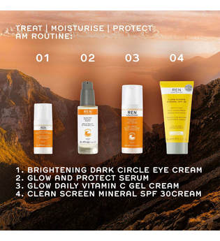 Ren Clean Skincare Glow & Protect Serum Feuchtigkeitsserum 30.0 ml