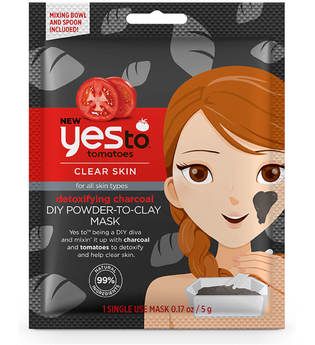 yes to Tomatoes Detoxifying Charcoal DIY Powder-to-Clay Mask 5 g
