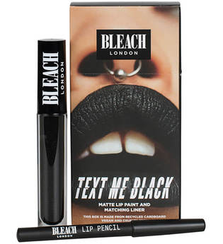 BLEACH LONDON Lip Kit Text Me Black