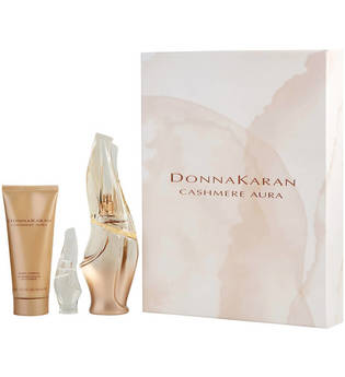 DKNY Cashmere Aura Eau de Parfum 100 ml, Body Lotion und 10 ml Rollerball Set