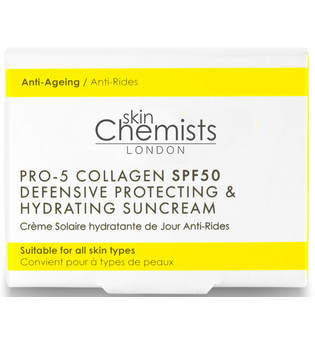 skinChemists London Pro-5 Collagen SPF50 Defensive Anti-Ageing Protecting Hydrating Sun Cream 50 ml