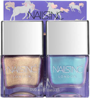 nails inc. Sparkle Like a Unicorn Nail Varnish Duo Kit 2 x 14 ml