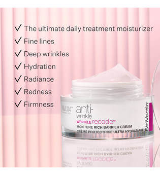 StriVectin Anti-Wrinkle Wrinkle Recode Rich Barrier Cream Moisturizer Gesichtscreme 50.0 ml