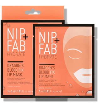 NIP+FAB Dragon's Blood Fix Lip Masks (3er-Pack)