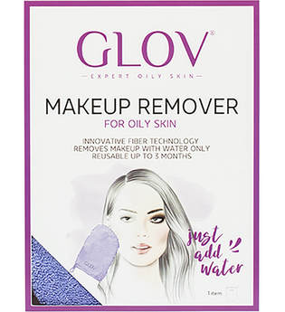 GLOV® Water-Only Makeup Removing and Oily Skin Cleansing Mitt - Purple