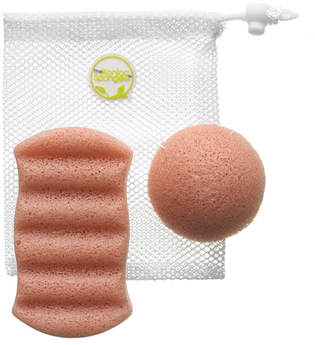 The Konjac Sponge Company Cleansing & Exfoliating Luxury Sponge Pack - Pink Clay