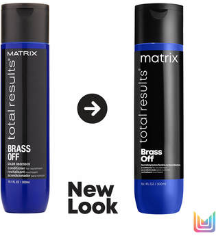 Matrix Brass Off Colour Correcting Blue Anti-Brass Shampoo and Conditioner Duo Set For Lightened Brunettes 300ml
