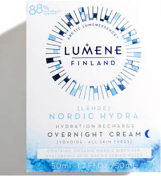 Lumene  Nordic Hydra [LÄHDE] Hydration Recharge Overnight Cream Nachtcreme 50.0 ml