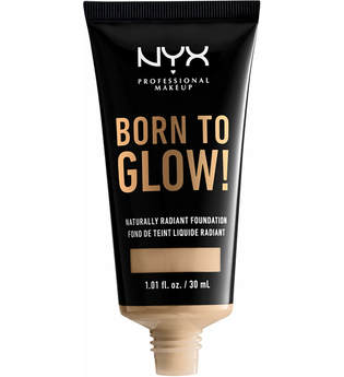 NYX Professional Makeup Born to Glow! Naturally Radiant Foundation Flüssige Foundation 30 ml Nr. 6.5 - Nude